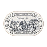 Badematte Blumenmuster